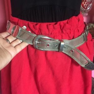 Paris New York Eagle mesh belt 46”